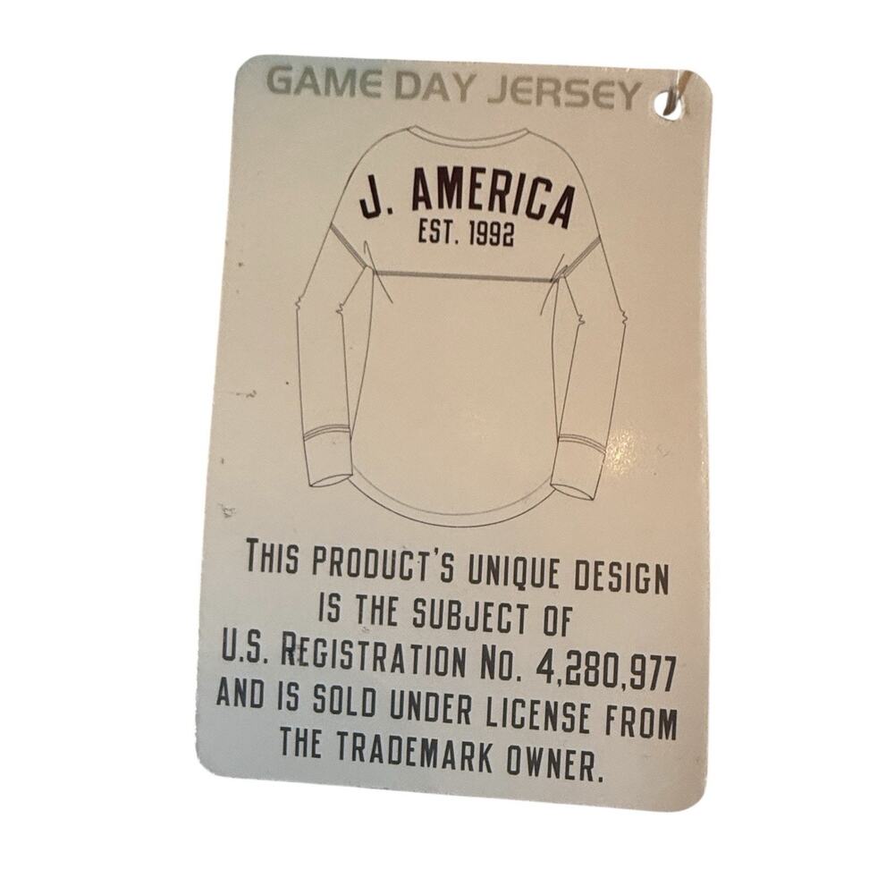 J. America Hooded Game Day Jersey Absolut. Mint Green XXL T-Shirt Cotton NWT - Picture 13 of 16